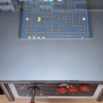 arcade cocktail table, space invaders